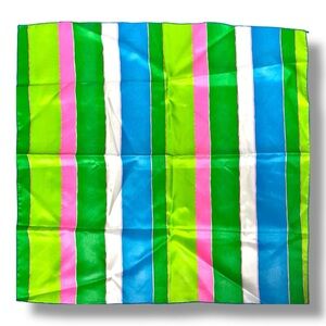 Vibrant Striped vintage Scarf